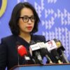 (ဗီယက်နမ် နိုင်ငံခြားရေး ဝန်ကြီးဌာန ပြောရေးဆိုခွင့်ရပုဂ္ဂိုလ်။ဓါတ်ပုံ-VNS)