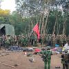 (စစ်​ကောင်စီတပ်ထံမှ စစ်စခန်းများသိမ်းပိုက်ပြီး​နောက်​တော်လှန်​ရေးအဖွဲ့များက လက်နက်၊ခဲယမ်း၊စစ်သုံးပစ္စည်းနှင့် စစ်သုံ့ပန်းများကို​သိမ်းပိုက်ရရှိစဥ်။ဓါတ်ပုံ-The Kokang)