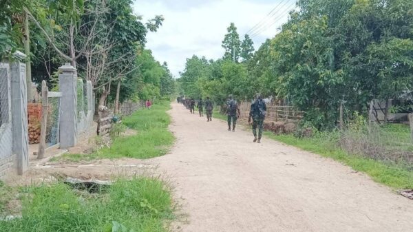 (ရေတာရှည်မြို့နယ်တိုက်ပွဲအတွင်း မြင်ကွင်းများအားတွ့ရစဥ်။ ဓာတ်ပုံ - MOD/NUG)
