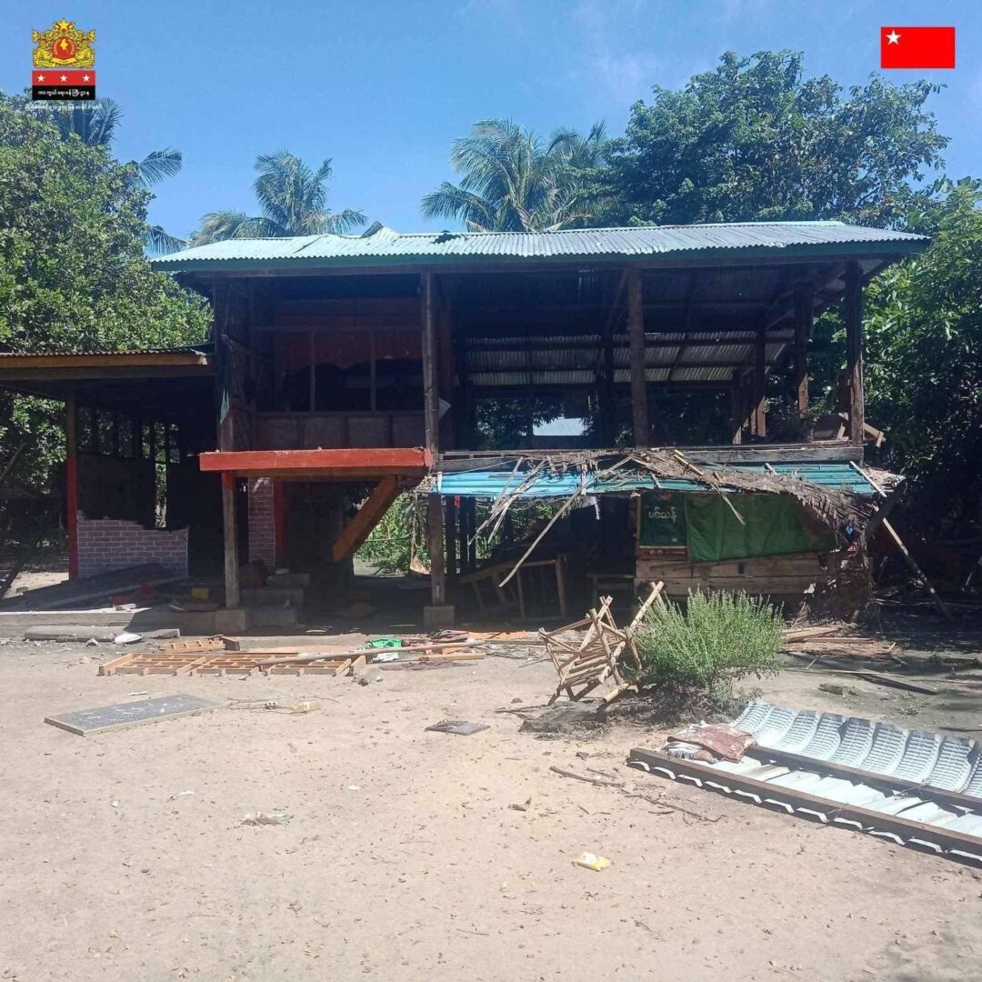 (ရေတာရှည်မြို့နယ်တိုက်ပွဲအတွင်း မြင်ကွင်းများအားတွ့ရစဥ်။ ဓာတ်ပုံ - MOD/NUG)