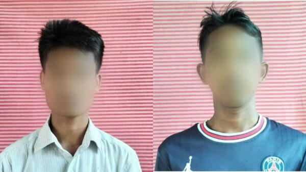 (အလင်းဝင်လာ​သောစစ်သားနှစ်ဦး။ဓါတ်ပုံ-PDO-TNI)