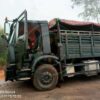 (ယနေ့နံနက်တွင် သိမ်းဆည်းရရှိသော စစ်ကောင်စီတပ်စခန်း ယာဉ်များအား တွေ့ရစဉ်။ ဓာတ်ပုံ - TNLA)
