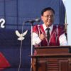 (KNU ပြောရေးဆိုခွင့်ရှိသူ ပဒိုစောတောနီးအား တွေ့ရစဥ်။ ဓာတ်ပုံ - KPK)
