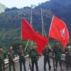 (တာပါးတုတံတား (သံလွင်တံတား) ပေါ်တွင် MNDAA တပ်ဖွဲ့ဝင်များကို နိုဝင်ဘာ ၇ ရက်က တွေ့ရစဉ်။ ဓာတ်ပုံ - The Kokang)