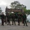 (ကျောက်မဲမြို့အပိုင် ဂုတ်ထိပ် View Pointနေရာ ထိန်းချုပ်ထားသော TNLAနှင့်မန္တလေး PDF တို့မှ ရဲဘော်များအား တွေ့ရစဥ်။ဓာတ်ပုံ - CJ)