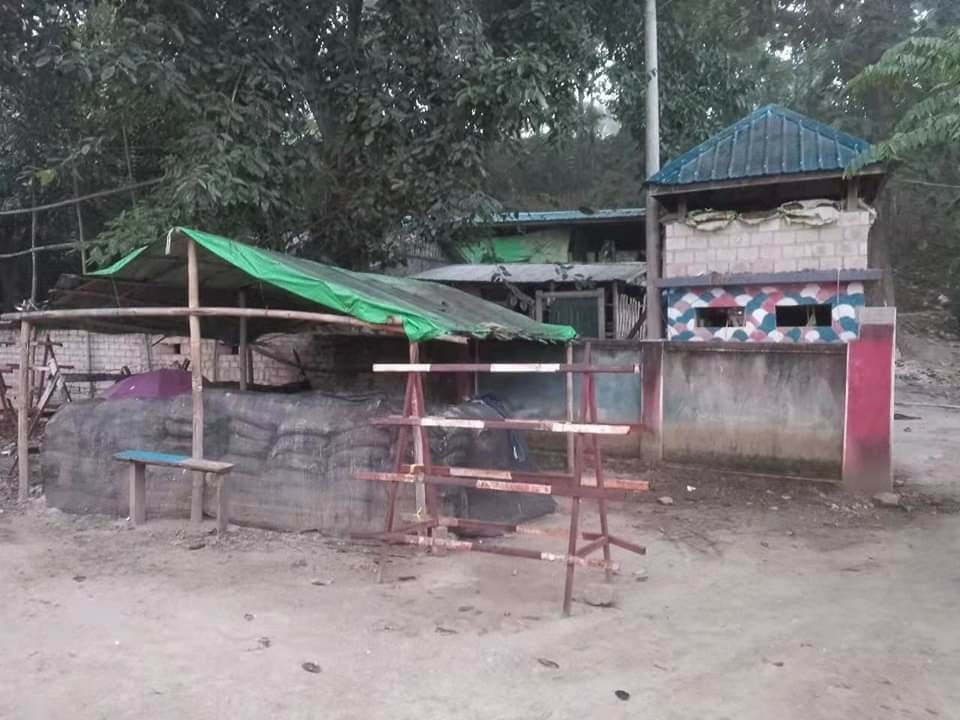 (စစ်ကောင်စီတပ်၏ ကျင်တီတံတားတပ်စခန်းကို TNLA ကတိုက်ခိုက်သိမ်းပိုက်ပြီးနောက်တွေ့ရစဥ်။ဓါတ်ပုံ-TNLA)