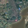 (ထီးချိုင့်မြို့ကို Google Map တွင်​တွေ့ရမှု)