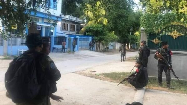 (နောင်ရိုးအထူးပြောက်ကျားတပ်-NYSGF၏ ရဲဘော်များ နိုဝင်ဘာလဆန်းက မြောင်နယ် စစ်ဆင်ရေးတစ်ခုတွင် တွေ့ရစဥ်။ ဓာတ်ပုံ-NYSGF)