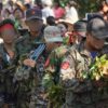(တိုက်ပွဲပြန် တော်လှန်ရေးပူးပေါင်းတပ်ဖွဲ့ဝင် ရဲဘော်များအား ဒေသခံပြည်သူများက ကြိုဆိုနေကြစဥ်။ ဓာတ်ပုံ - PLA)