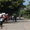 (ကောလင်းမြို့ကို ပြည်သူ့ကာကွယ်ရေးတပ်ဖွဲ့များက သိမ်းပိုက်ပြီးနောက် တွေ့ရစဉ်။ ဓာတ်ပုံ - KL)