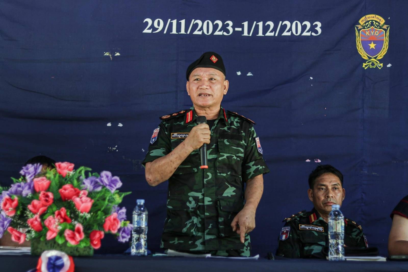 ပုံ- KNU ဒုစစ်ဦးစီးချုပ် ဒုတိယဗိုလ်ချုပ်ကြီးစောဘောကျော်ဟဲ