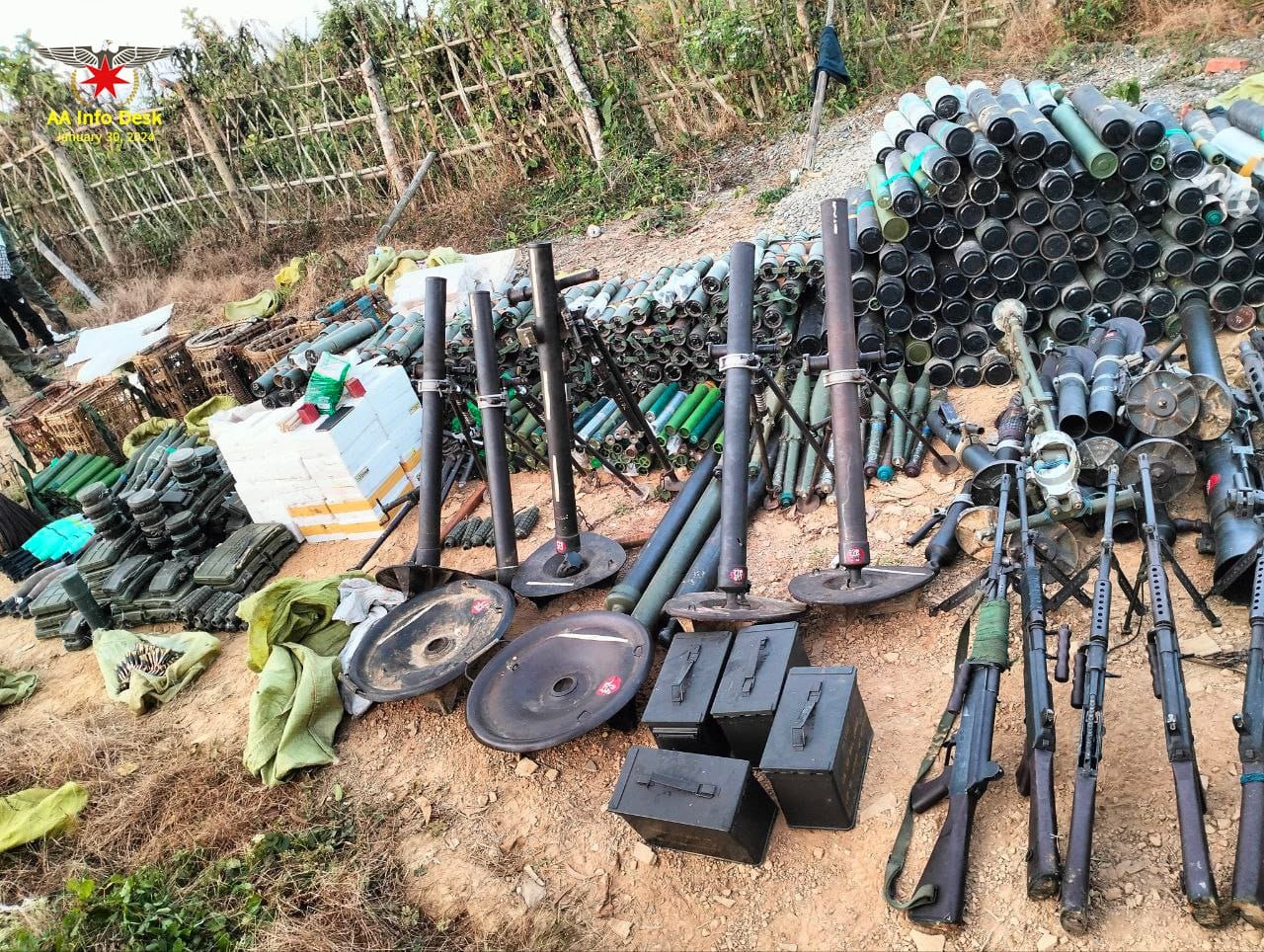 ကျောက်တော်ရှိ စစ်ကောင်စီတပ် ခမရ(၃၇၄)တပ်ရင်းကို AA သိမ်းပိုက်