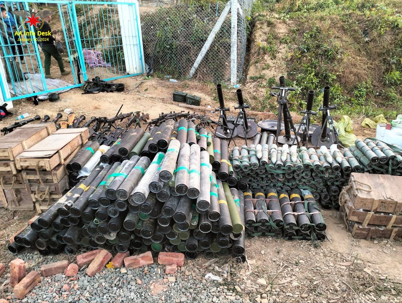 ကျောက်တော်ရှိ စစ်ကောင်စီတပ် ခမရ(၃၇၄)တပ်ရင်းကို AA သိမ်းပိုက်
