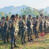 (တနသာ်ရီတိုင်းမှ ​တော်လှန်​ရေးတပ်ဖွဲ့ဝင်များ။ဓါတ်ပုံ- The Tanintharyi Force ၊မြိတ်ခရိုင်တပ်ရင်း( ၁) ၊ (၂))