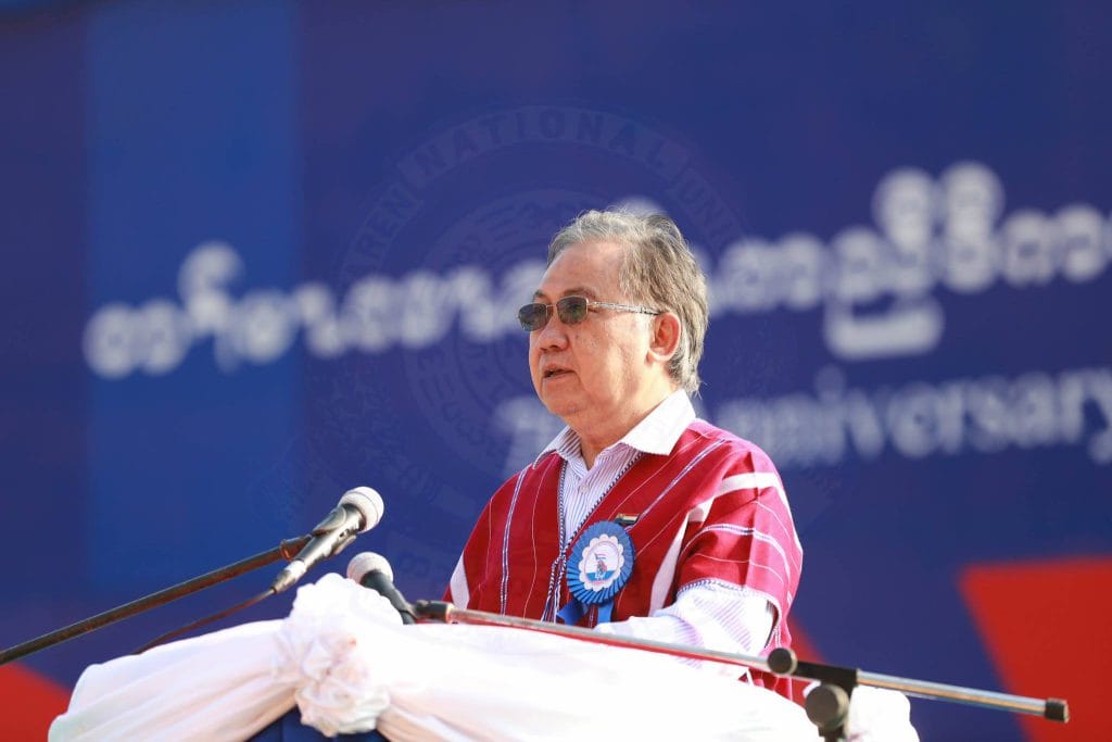 (KNU ဥက္ကဌ ​စောကွယ်ထူးဝင်း။ဓါတ်ပုံ-KNU)