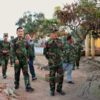 (မန်တုံခလရ(၁၃၀) စခန်းကုန်းအား TNLA၊ NUGနှင့် TPCC တာဝန်ရှိသူများ သွားရောက် ကြည့်ရှုနေစဉ်။ ဓာတ်ပုံ - TNLA)