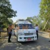 (စစ်​ကောင်စီက စစ်မှုမထမ်းမ​နေရ ဥပ​ဒေအ​ကြောင်းဝါဒဖြန့်စာများလိုက်လံဖြန့်​ဝေ​နေစဥ်။ ဓါတ်ပုံ-စစ်​ကောင်စီ/စစ်မှုထမ်း​စေခိုင်းခြင်းဆိုင်ရာ တိုင်ကြားရန်ပုံစံကိုNUG က ထုတ်ပြန်အသိ​ပေးထားမှု)