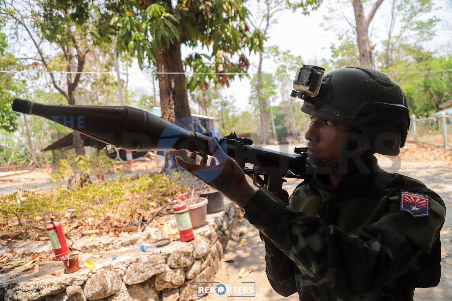 မြဝတီမြို့ရှိ ခလရ(၂၇၅)တပ်ရင်းအား KNLAနှင့် ကော်ဘရာပူးပေါင်းတပ် သိမ်းပိုက်ပြီးနောက် တွေ့ရစဉ်