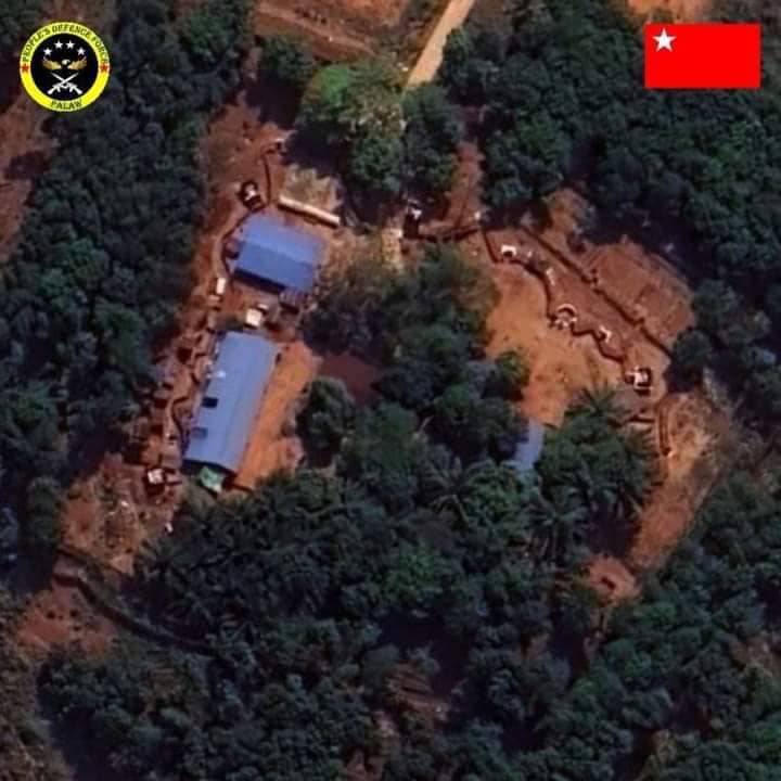 (စစ်ရေးတိုက်ခိုက်မှုလုပ်ဆောင်ခဲ့သော ပလရဲစခန်းတည်နေရာနှင့် အမျိုးသမီးတော်လှန်ရေးရဲဘော်တစ်ဦးကို တွေ့ရစဥ်။ဓာတ်ပုံ - မြိတ် ရင်း -၁)