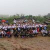 (လယ်ဒို​ဒေသတွင်မိုးရာသီ၌ သစ်ပင်စိုက်ပွဲ​တော်ပြုလုပ်စဥ်။ ဓါတ်ပုံ-KNU)