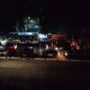 (စစ်ကောင်စီက တံတားများ ပိတ်ဆို့စစ်ဆေးနေသည့်အတွက် ဘုရင့်နောင်တံတားပေါ်တွင် ယာဥ်များပိတ်ဆို့နေသည်ကို တွေ့ရစဥ်။ ဓာတ်ပုံ - CJ)