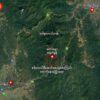 (အောင်ဇေယျစစ်ကြောင်းနှင့် တော်လှန်ရေး ပူးပေါင်းတပ်များ တိုက်ပွဲဖြစ်နေသည့် နေရာမြေပုံအား တွေ့ရစဥ်။)