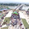 တံတားအား ဖွင့်ပွဲပြုလုပ်သည့်နေ့က တွေ့ရစဉ်
