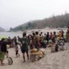 (တိုက်ပွဲများနှင့် စစ်​ကောင်စီတပ် ​လေ​ကြောင်း၊လက်နက်ကြီး အန္တရာယ်​ကြောင့် ထွက်​ပြေးတိမ်း​ရှောင်​နေရ​သော ပြည်သူများ။ဓါတ်ပုံ-CJ)