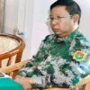 (KIA စစ်ဦးစီးချုပ်သစ် ဗိုလ်ချုပ်အောင်ဆိုင်းလာအား တွေ့ရစဉ်။ ဓာတ်ပုံ - Mading Labung)