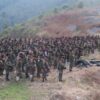 (CNAနှင့် CDF ပူးပေါင်းတပ်မှ ရဲဘော်များ စစ်ဆင်ရေးအတွင်း ဆုတောင်းမှုပြုလုပ်နေစဉ်။ ဓာတ်ပုံ - Chin Laipa)