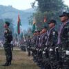 (ကရင်အမျိုးသားအစည်းအရုံး(KNU)မှ ရဲဘော်များအား တွေ့ရစဉ်။ ဓာတ်ပုံ - KNU)