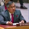 မြန်မာကလေးငယ်များနှင့် ပြည်သူများ၏ အသက်ကို ကယ်တင်ပေးရန် လုံခြုံရေးကောင်စီကို မြန်မာသံအမတ်ကြီးတောင်းဆို