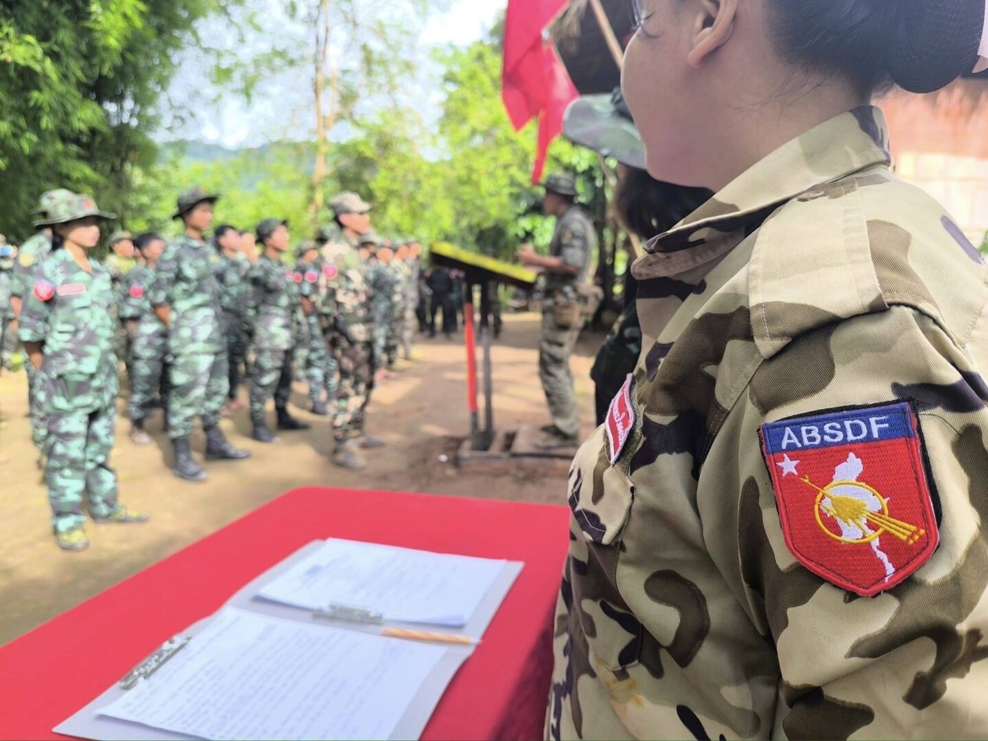 ဆဲဗင်းဂျူလိုင် အောက်မေ့ဖွယ်အခမ်းအနား ABSDF ကျင်းပ