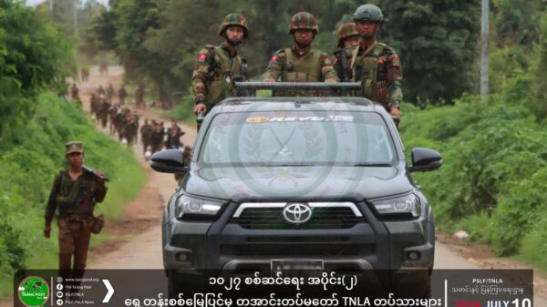(နောက်ချိုမြို့သိမ်းတိုက်ပွဲအတွင်း တွေ့ရသော TNLA ပူးပေါင်းတပ်မှ ရဲဘော်များ။ ဓာတ်ပုံ - TNLA)