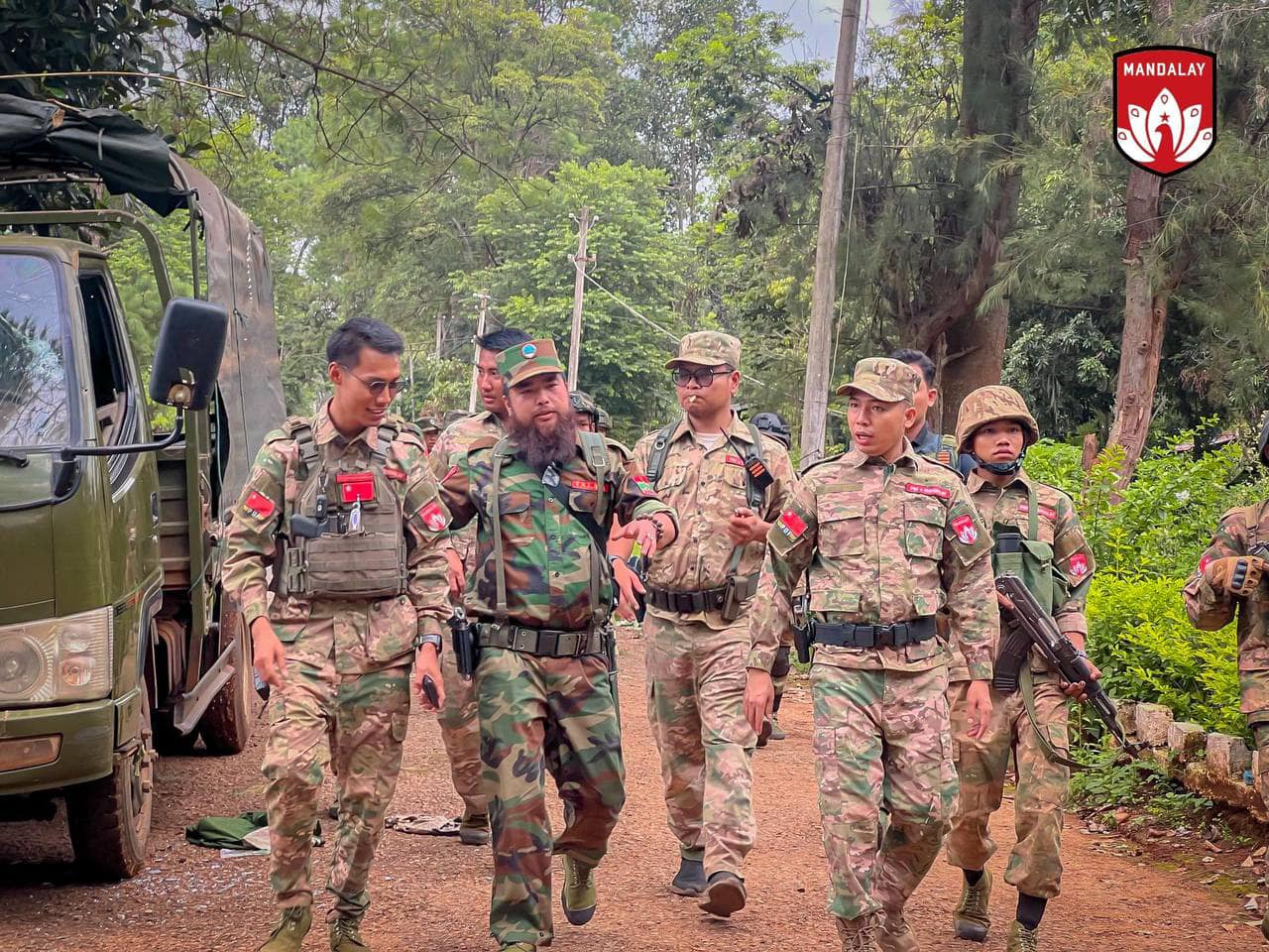 (နောင်ချိုမြို့ရှိ အမတ (၆၀၆)တပ်စခန်းအား TNLA ၊မန္တလေး PDF ပူးပေါင်းတပ်အပြီးသတ်သိမ်းပိုက်ပြီးနောက် တွေ့ရစဉ်။ ဓာတ်ပုံ - မန္တလေး PDF)