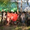 (ကူးတို့ဆိပ် ပျူရွာကို PDFများ ဝင်ရောက်သိမ်းပိုက်ပြီးနောက် တွေ့ရစဥ်။ ဓာတ်ပုံ-96 Soldiers -PDF)