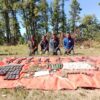 (ဟားခါးမြို့အနီးရှိ စစ်ကောင်စီ၏ ကမ်တောင်း (ဒေသအခေါ် ကမ်တလန်)စခန်းတိုက်ပွဲအတွင်း ဖမ်းမိသော သုံ့ပန်းများ။ ဓာတ်ပုံ - ပေးပို့)