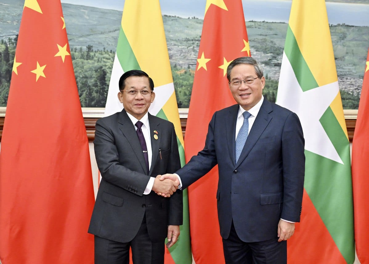 လိုအပ်တာတွေ ကူညီနေမယ်လို့ စစ်ခေါင်းဆောင်ကို တရုတ်ဝန်ကြီးချုပ် ကတိပေးဟုဆို