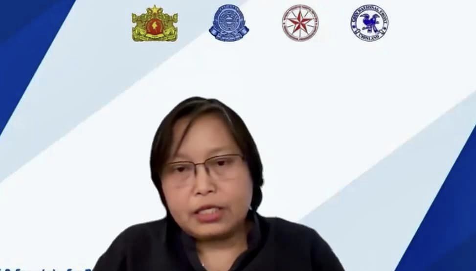 (ယနေ့ သတင်းစာရှင်းလင်းပွဲတွင် ပြောကြားနေသော NUG၊ KNU၊ KNPP၊ CNFတို့မှ တာဝန်ရှိသူများ)