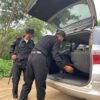 (၂၀၂၄ ဇူလိုင်အတွင်းက လွိုင်ကော်မြို့နယ်တွင် ကရင်နီပြည်ရဲတပ်ဖွဲ့ဝင်များ ရှောင်တခင်စစ်ဆေးမှု ပြုလုပ်နေစဥ်။ ဓာတ်ပုံ - KSP)