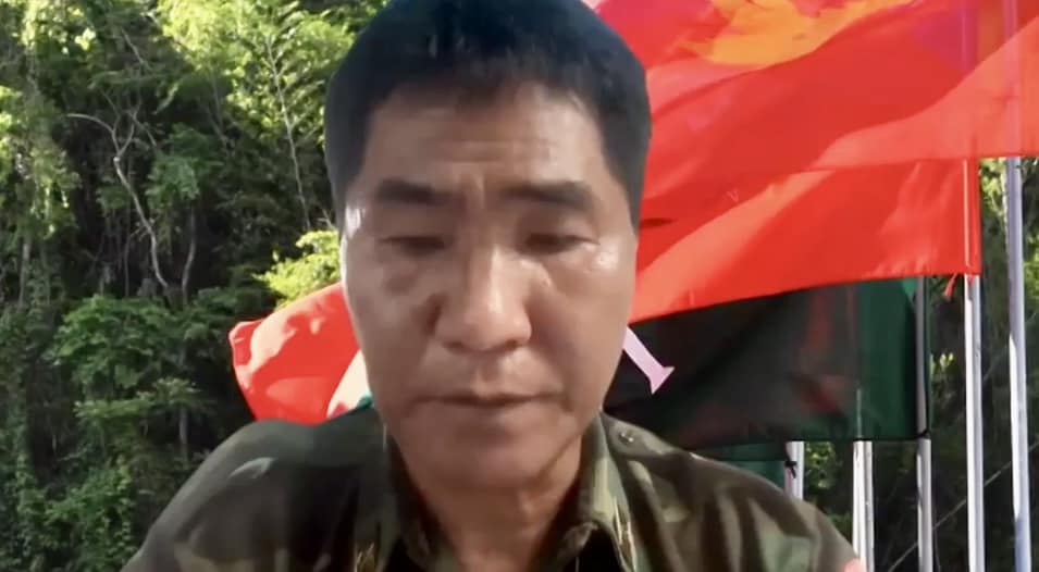 (ယနေ့ သတင်းစာရှင်းလင်းပွဲတွင် ပြောကြားနေသော NUG၊ KNU၊ KNPP၊ CNFတို့မှ တာဝန်ရှိသူများ)