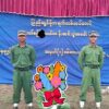 (ကျဆုံးခဲ့သော ရဲဘော် နှစ်ဦးအား တွေ့ရစဥ်။ဓာတ်ပုံ-ပြည်သူ့ဒီမိုကရက်တစ်တပ်တော်)