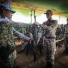 (ဗမာအမျိုးသားတော်လှန်ရေးတပ်မတော် (BNRA)မှ ရဲဘော်များအား တွေ့ရစဉ်။ ဓာတ်ပုံ - BNRA)