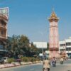 (မုံရွာမြို့လည်တနေရာအား တွေ့ရစဉ်။ ဓာတ်ပုံ - CJ)