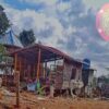 (လေကြောင်းမှ တိုက်ခိုက်ခံရအပြီး ဘန်ကောက်စစ်ရှောင်စခန်းကိုတွေ့ရစဥ်။ ဓာတ်ပုံ - KNA)