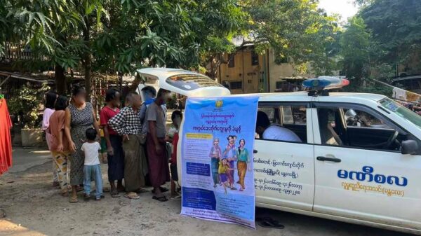 မန္တလေးမှာ ဝမ်းရောဂါ ကာကွယ်ဖို့ ကာကွယ်ဆေးလိုက်တိုက်နေ