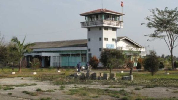 (ဗန်​မော်​လေယာဥ်ကွင်းကို​ ၂၀၂၄ မတ်လ ၇ ရက်တွင်တိုက်ခိုက်ခံရပြီး​နောက်တွေ့ရစဥ်။ဓါတ်ပုံ-CJ)