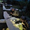 (ရှာထူးဝေါ်နည်းပညာတပ်ဖွဲ့မှ Fixed wing drone နှင့် တပ်ဖွဲ့ဝင်များ။ဓါတ်ပုံ- Shar Htoo Waw)