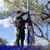 (ကရင်အမျိုးသားလွတ်မြောက်ရေးတပ်မတော် (KNLA)နှင့် မဟာမိတ်များသိမ်းပိုက်ခဲ့သည့် စစ်ကောင်စီတပ်စခန်းများ။ ဓာတ်ပုံ - KNU၊KIC)
