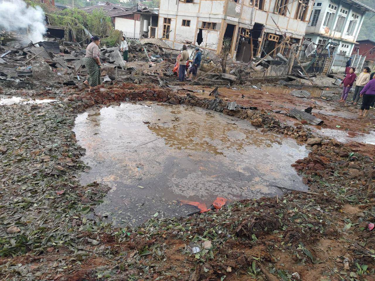 Airstrikes on TNLA-controlled towns of Mogok and Naungcho kill 20 civilians, injure 24